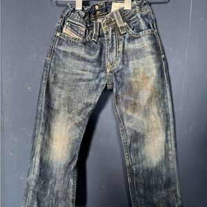 Vintage Diesel Denim Size 3 years Kids Toddler Blue Relaxed Distressed Jeans Y2K